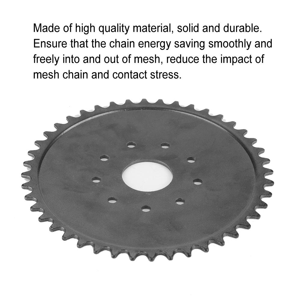 Цепная звездочка с 9 отверстиями и 44 зубьями для моторизованного велосипеда с двигателем 49cc 66cc 80cc