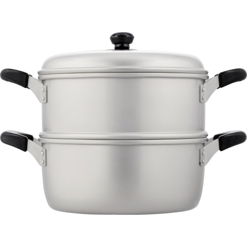 Двухъярусная пароварка Wahei Freiz, стиль Бугаку, 26 см, легкая, анодированный алюминий, только для газовых плит, MR-7591