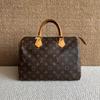 [Б/У] Speedy 30 Элегантная Компактная Модная Для Поездок Классическая Monogram Покрытие Холст С Кожаной Отделкой Сумка-Подушка - Очень Хорошее Состояние #1YM92Y9