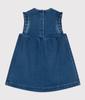 Джинсовый сарафан A0BYH Синий 12 месяцев 74см [Petit Bateau]