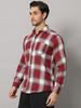 Bigreams Мужская фланелевая рубашка в клетку из 100% хлопка, окрашенная в пряжу, для рубашки с длинным рукавом
