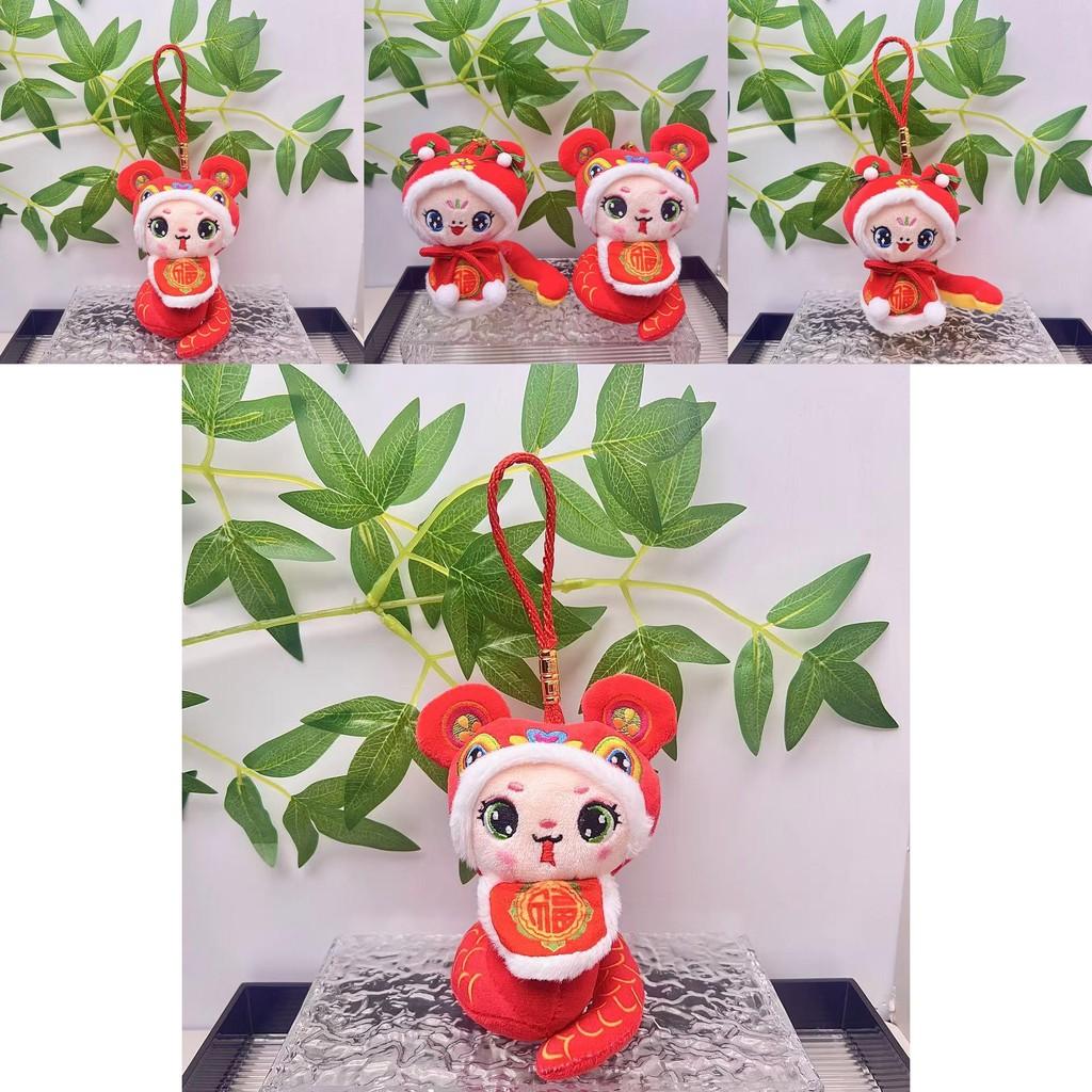 Очаровательная новая плюшевая игрушка-змея Праздничное украшение к году Змеи Идея для подарка