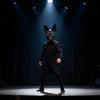 Black Dog Latex Mask Hood Anime Cosplay Funny Dark Knight Costume Accessory Stage Masquerade Party Halloween Mask