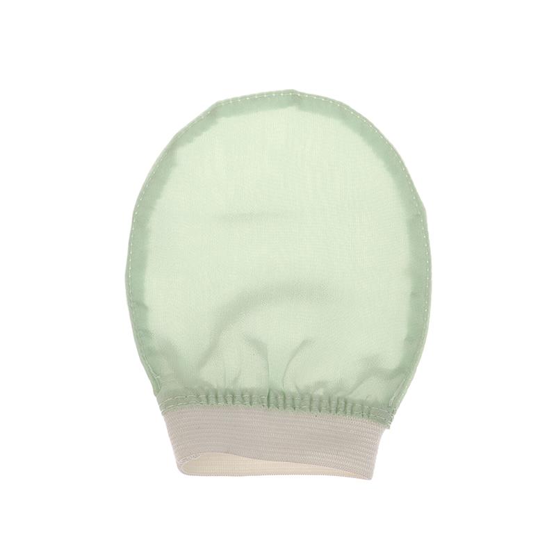 Шелковое отшелушивающее полотенце для умывания лица Мягкий отшелушивающий скраб для ванны Шелковые перчатки для умывания лица