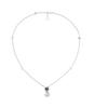 Gucci GG Marmont Series Mother Of Pearl Glossy 925 Silver Crystal Pearl Necklace Unisex necklace 773231-JAAFQ-8135