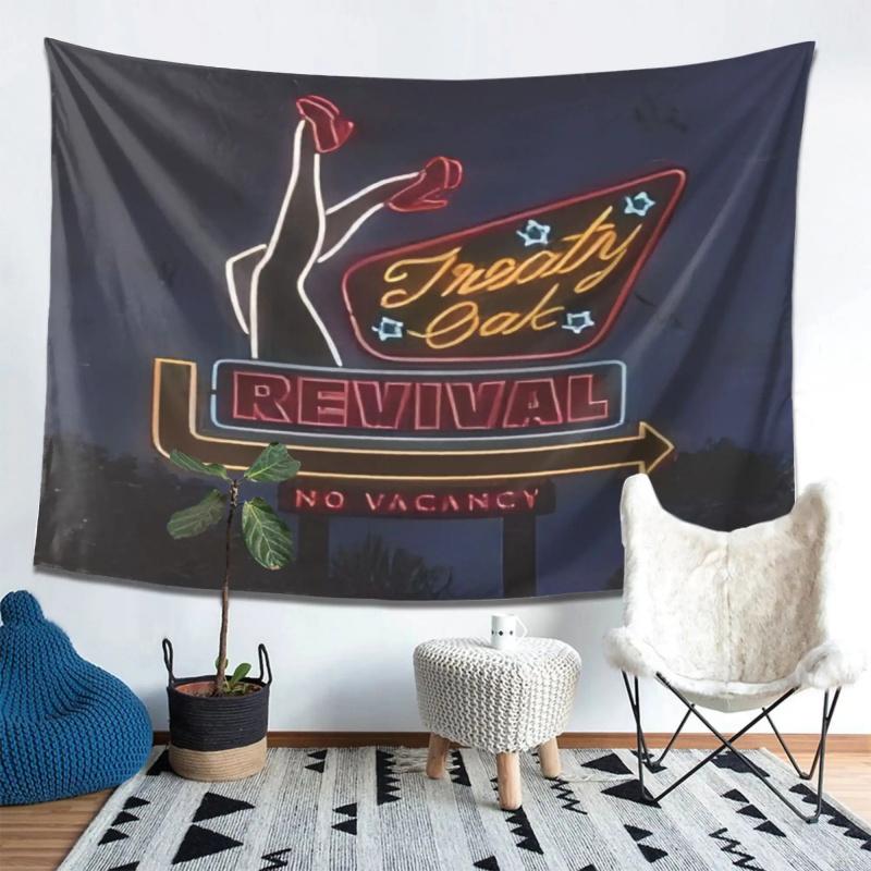 VIKAMA Vintage Neon Sign Tapestry Retro Roadside Motel Design For Nostalgic Decor Bedroom Wall Styling and Photo Backdrops
