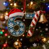 67 Christmas Ornament 2D Flat Funny Six Seven Meme Christmas Decoration Gifts for Teens Adults Humor Lovers