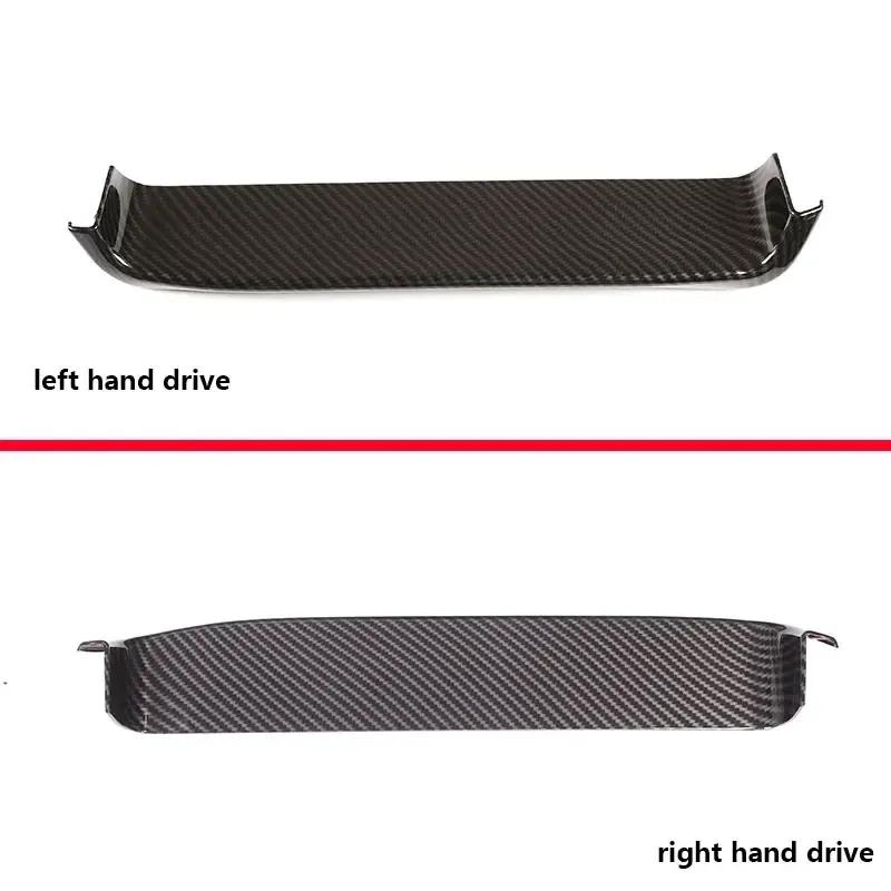Car Accessories Carbon Style Steering Wheel Dashboard Speedmeter Display Decorate Frame Cover Trim For BMW 5 Series F10 2011-17
