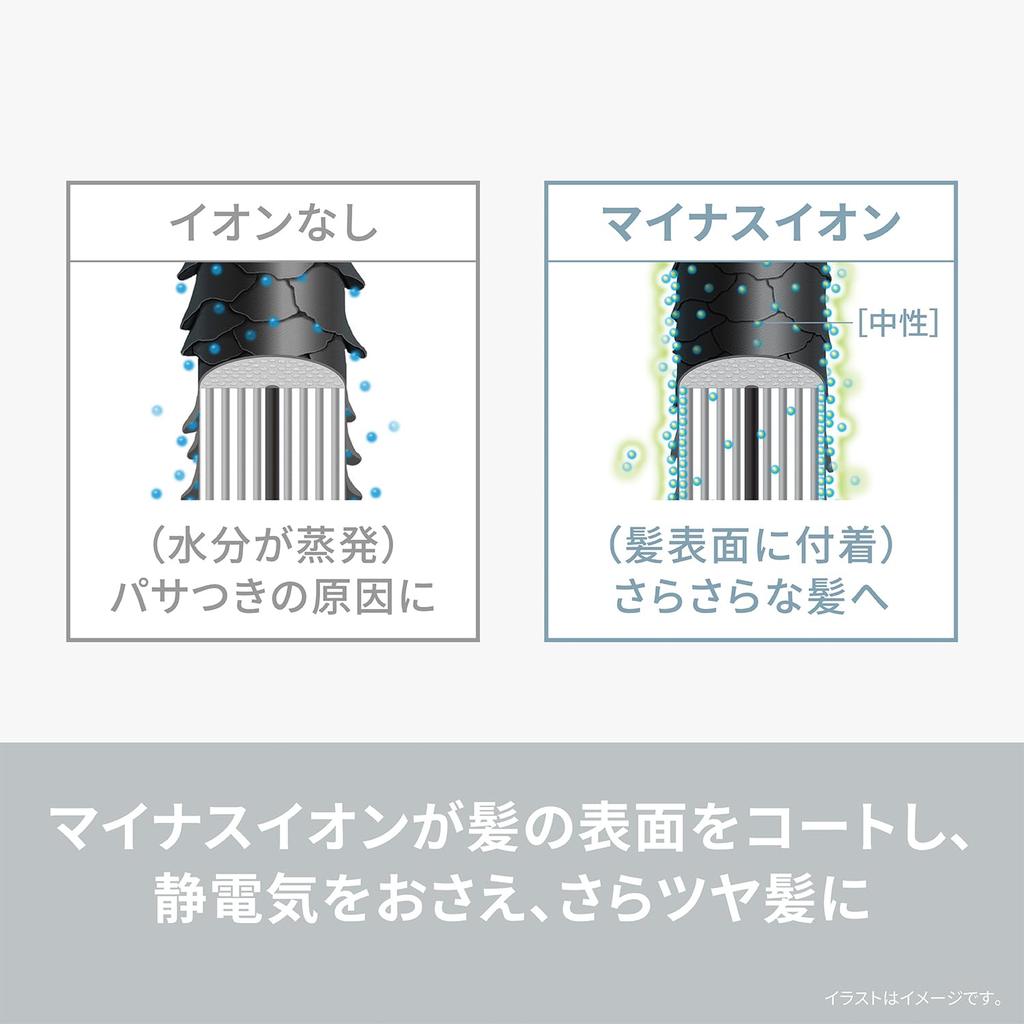 in Panasonic Rotating Hair Dryer Ionity Negative 1 Silver Tone [Released 2026] Ion, Brush, EH-KE1N-S
