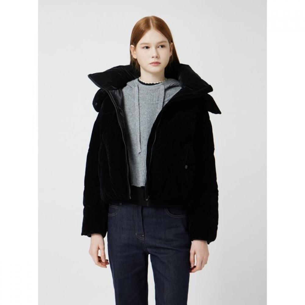Cc Collect. Men S Velvet Hooded Short gooSe Down c254pSg804