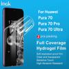 For Huawei Pura 70 Pro Pro+ Plus Ultra Glass 2PCS IMAK Hydrogel Film III Full Coverage Screen Protector