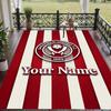 Custom Text Printed Rug Sheffield United FC Non Slip Floor Carpet For Home Room Decor