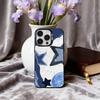 R-Ретро D-джинсовые нашивки Чехол для телефона Для iPhone 17, 16, 15, 14, 13, 12, 11 Plus, Pro Max Черный Конфетный серебристый чехол для телефона