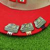Kirsite Ball Marker Hat Clip Dollar US Dollar Golf Hat Clip Magnetic Hat Clip  Golf Gifts