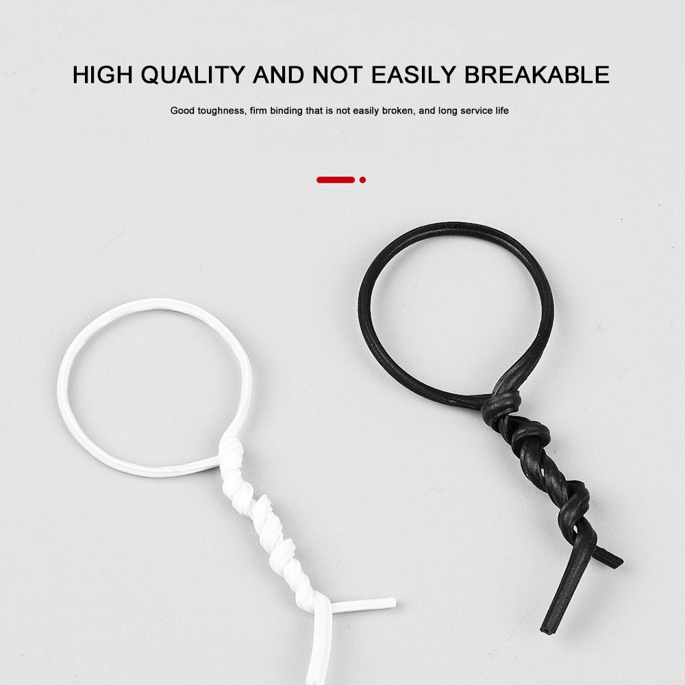 White Twist Ties Black Fix Strings Iron Wire Ties Cable Fasteners