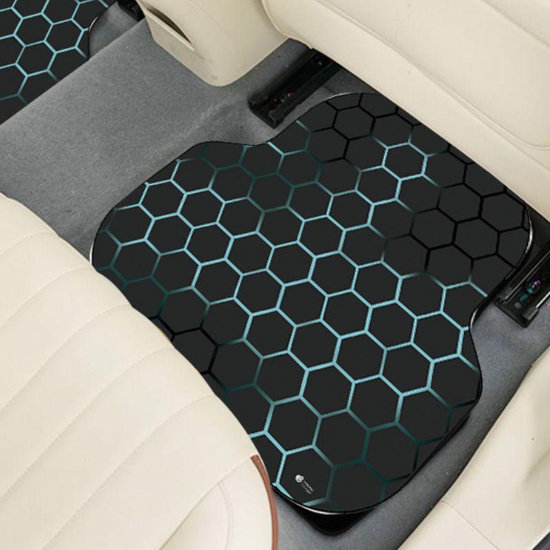 Car Foot Mat Universal Wear-Resistant Pedal Mat Main and Auxiliary Driving Single Piece Absorbent Non-Slip Car Cutting Floor Mat Carpet