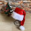 Santa Hat for Adults Unisex Velvet Comfort Extra Thicken Xmas Hat Christmas New Year Festive Party Decorative Holiday Hat