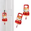 2Pcs with Tassels Year Door Handle Decoration,Signs Tabs,Hanging Plaque,Spring Festival