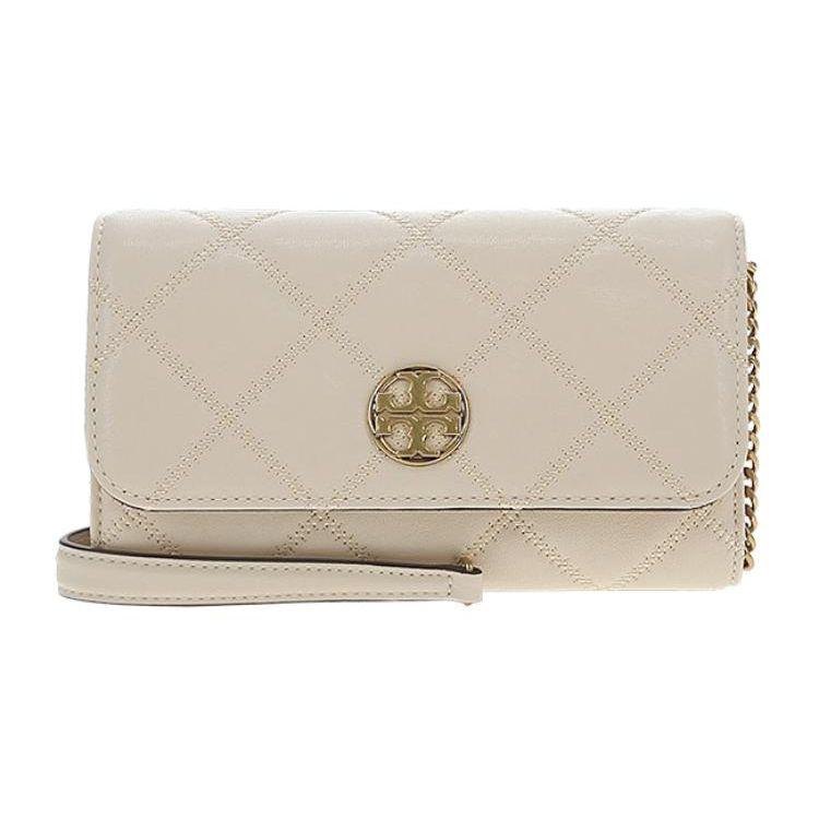Tory Burch Flap Closure Lambskin Shoulder Crossbody Bag Women bags Beige 150076-724