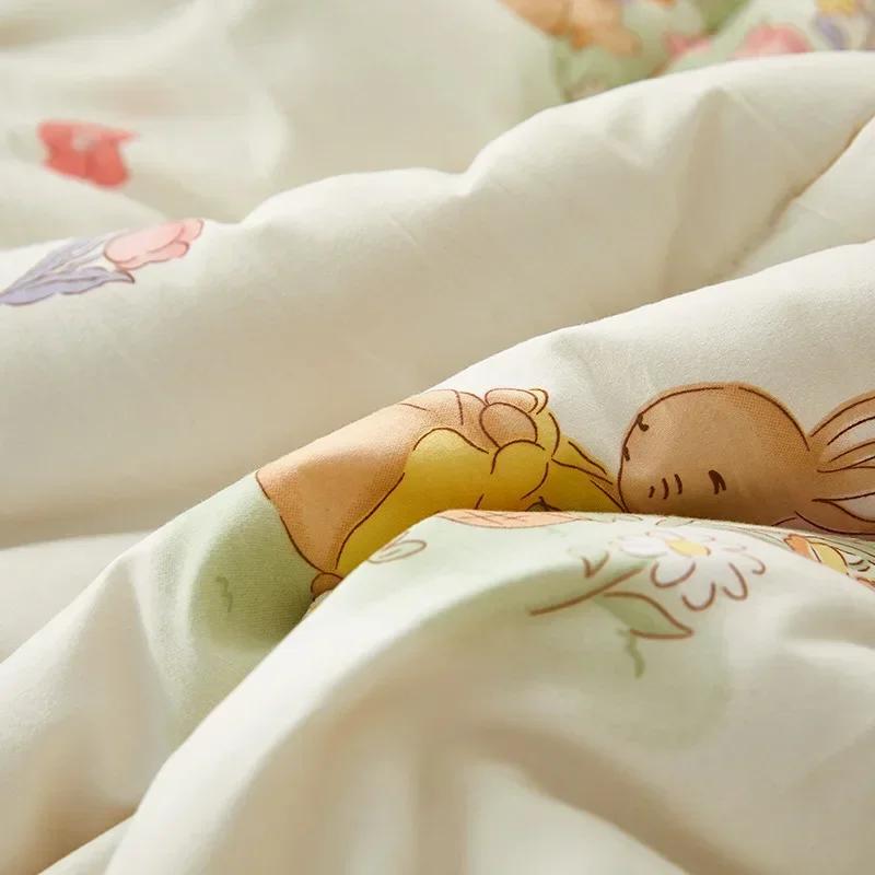 2023 New Doudou Rong Quilt Winter Thickened Children's Dormitory Single Double Quilt Core Double Sided Dual Use Winter Quilt