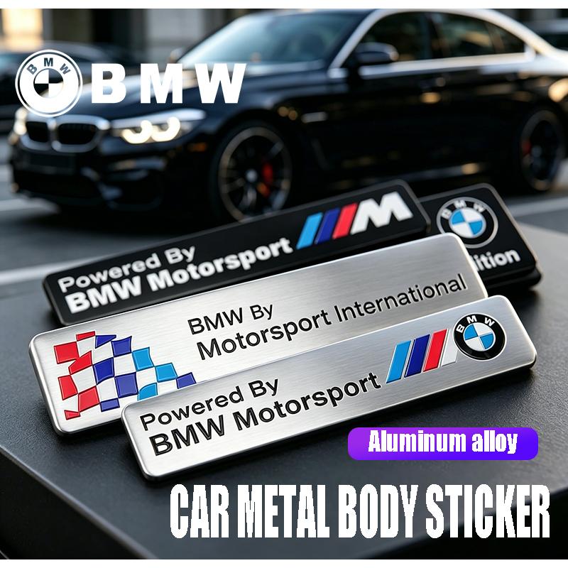 Metal Sticker Body Trunk Decal Emblem Badge Racing Style Exterior Modified Parts For BMW X1 X2 X3 X5 X4 X6 X7 iX3 F20 F10 F07 E7 WM0