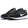 Nike Черные женские кроссовки Air Zoom Structure 20 Cool-Grey-Wolf-Grey-White 849577-003