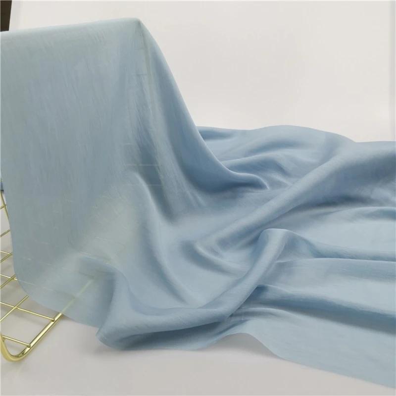 100x150 см шелковый хлопковый материал ткань однотонная для нижней подкладки юбки одежда ткань одежда DIY швейная оптовая продажа