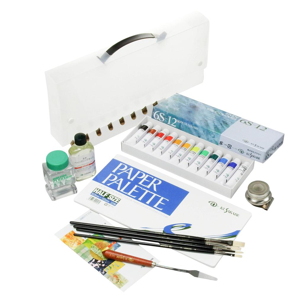 KUSAKABE Oil Paint Stripe Clear Box Set 3 20ml No. (No. 6)