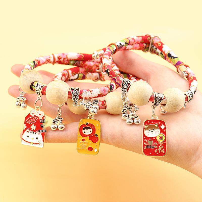 Flea and Tick Prevention Cat Collar with Wealth and Peace Tag