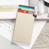 RFID Anti-theft Smart Wallet Thin ID Card Holder Unisex Automatically Solid Metal Bank Credit Card Holder Business Mini