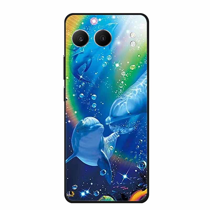 Для OnePlus Nord 4 5G Задняя крышка Чехол One Plus Nord4 Черный Силикон Мягкие чехлы для телефона Для OnePlus Nord 4 Чехол 6.74" Ударопрочный