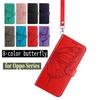 8-Color Butterfly-Patterned PU Leather Phone Wallet Case for Oppo A1 Pro,A11,A15s,A16,A17,A2 Pro,A3,A32,A53,A35,A36,A76,A96,A40,A52,A72,A92,A54,A60...