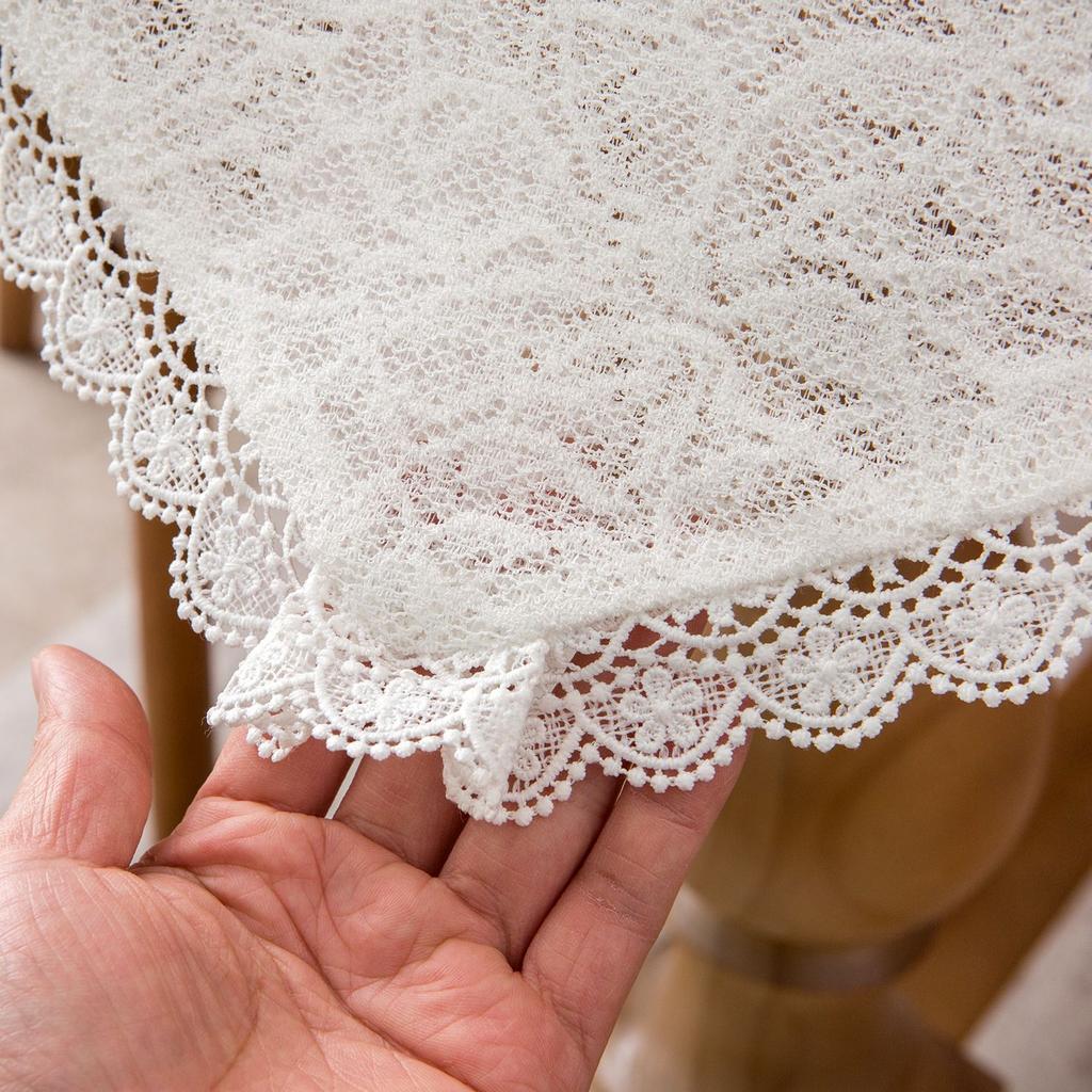 Кружевной кружевной флаг для стола Чехол для коврика на стол Ткань для полотенца Чехол для сундука Ткань для журнального столика Скатерть Простая ткань