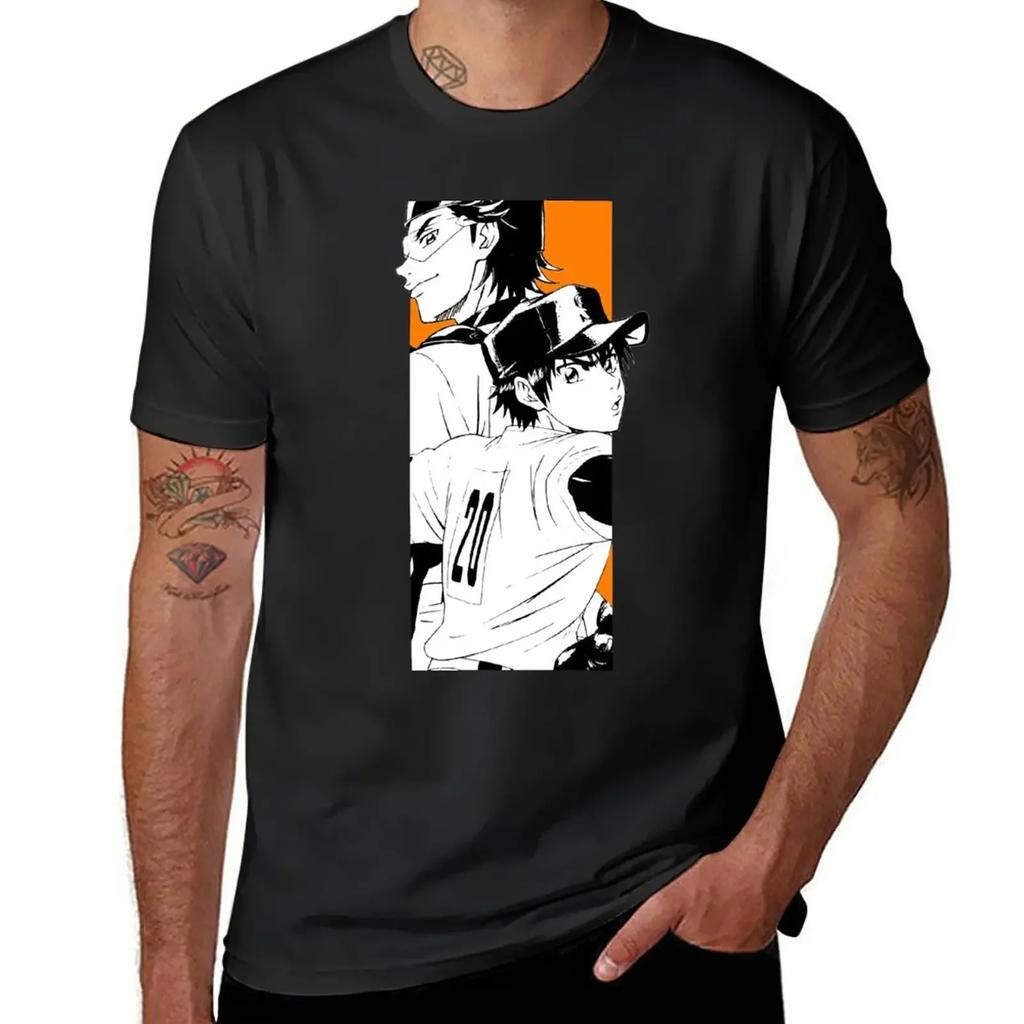 Diamond no Ace - Т-футболка Ace of Diamond индивидуальный дизайн ваша собственная Эстетичная одежда Футболка с коротким рукавом мужская одежда