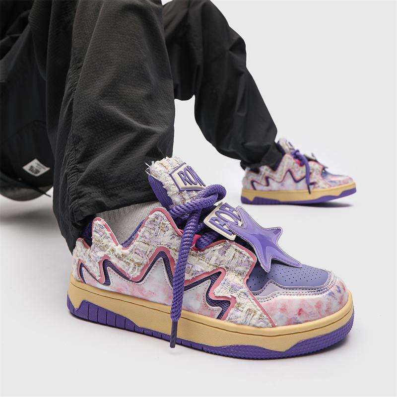 Корейские мужские и женские массивные спортивные кроссовки на плоской подошве, мокасины, спортивная повседневная модная обувь для студентов и студентов, спортивная обувь