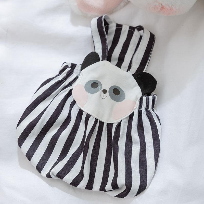 Весенне-летняя юбка-слинг для собак в форме милого мультяшного животного, жилет для маленьких собак, двуногих кошек, одежда для домашних животных, костюм для собак