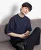 [WEGO] Прохладный на ощупь, Эксклюзивно для Интернета, Специальный заказ США. АССН ПОЛО. Большая футболка с вышивкой в одну точку, короткий рукав, оверсайз, свободный крой, весна, лето