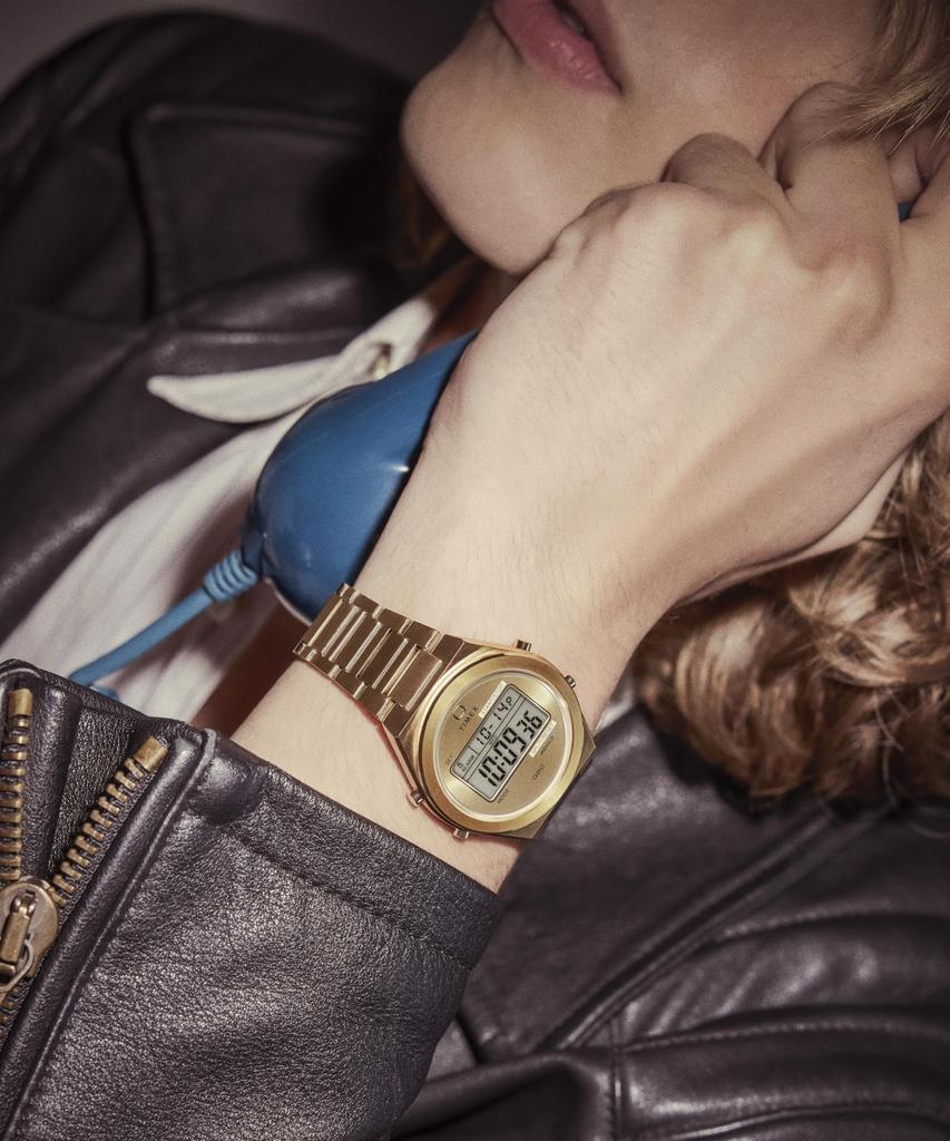 Часы Q TIMEX Цифровые 50M Водонепроницаемые Минеральное Стекло Цифровой Циферблат TW2Y09700 Унисекс [TIMEX] [Оригинал]