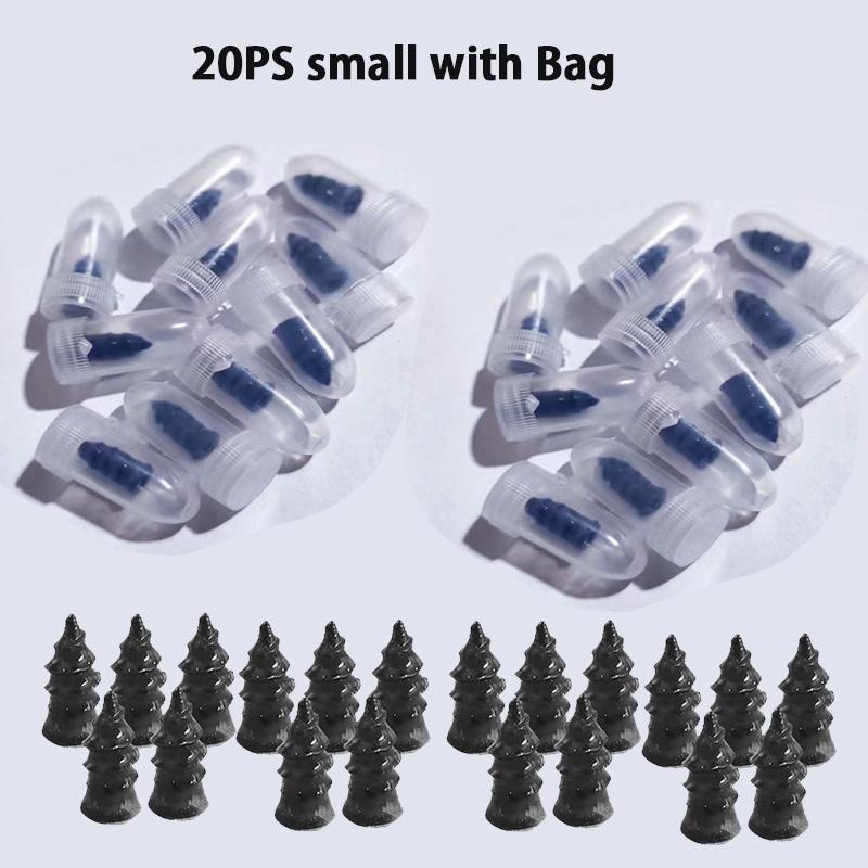 20 шт. универсальный вакуумный набор для ремонта шин для автомобиля, мотоцикла, скутера, резиновые бескамерные шины, ремонтный комплект, без клея, ремонт шин, гвозди