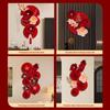 Украшения на Китайский Новый год 2026 Китайское свадебное украшение Настенные аксессуары для Лунного Нового года Год Лошади Декор для самостоятельного изготовления