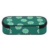 Pencil Pouch Casual High Capacity 300D Polyester Zip Around Closure with Main Compartment Mesh Pocket and Pen Slots for Students