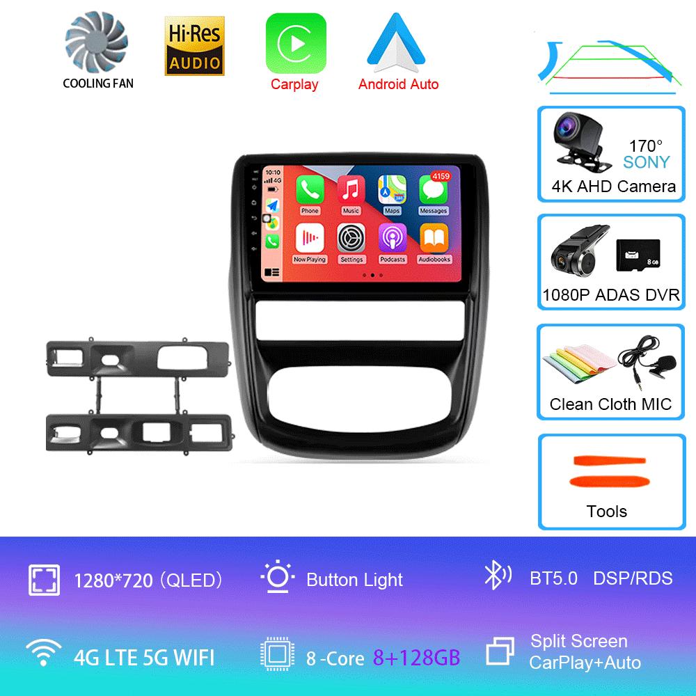 Автомобильное радио Android 14 для Renault Duster 1 2010 - 2015 для Nissan Terrano 2014 - 2020 Навигация GPS Мультимедийный проигрыватель Стерео BT