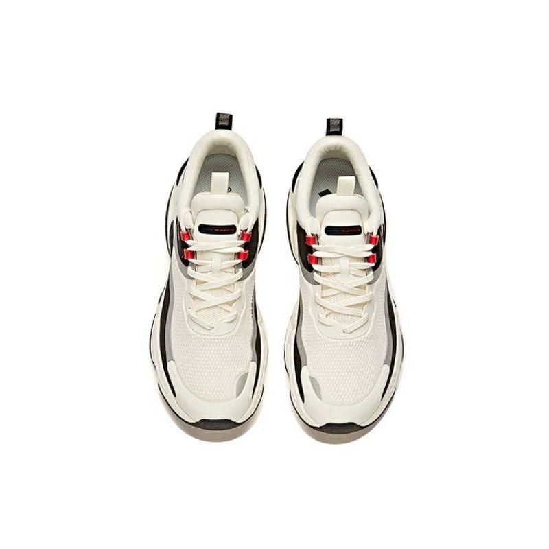 Anta Низкие беговые кроссовки мужские Белые Черные Технология X-LOOOP 912045552-1