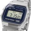 Casio Винтажная серия A158WEA-2 Унисекс Цифровые часы Металлический браслет Синий