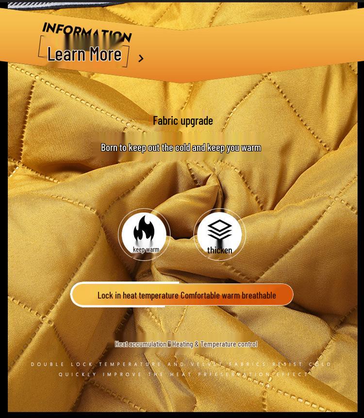 Зимняя горнолыжная куртка Di Yu Shen Long из графена - Утепленная, Теплая, Водонепроницаемая, Повседневная хлопковая верхняя одежда с капюшоном для пар