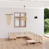 Day and Night - Day and Night Garden Furniture Set 10 Pieces Solid Pine Wood