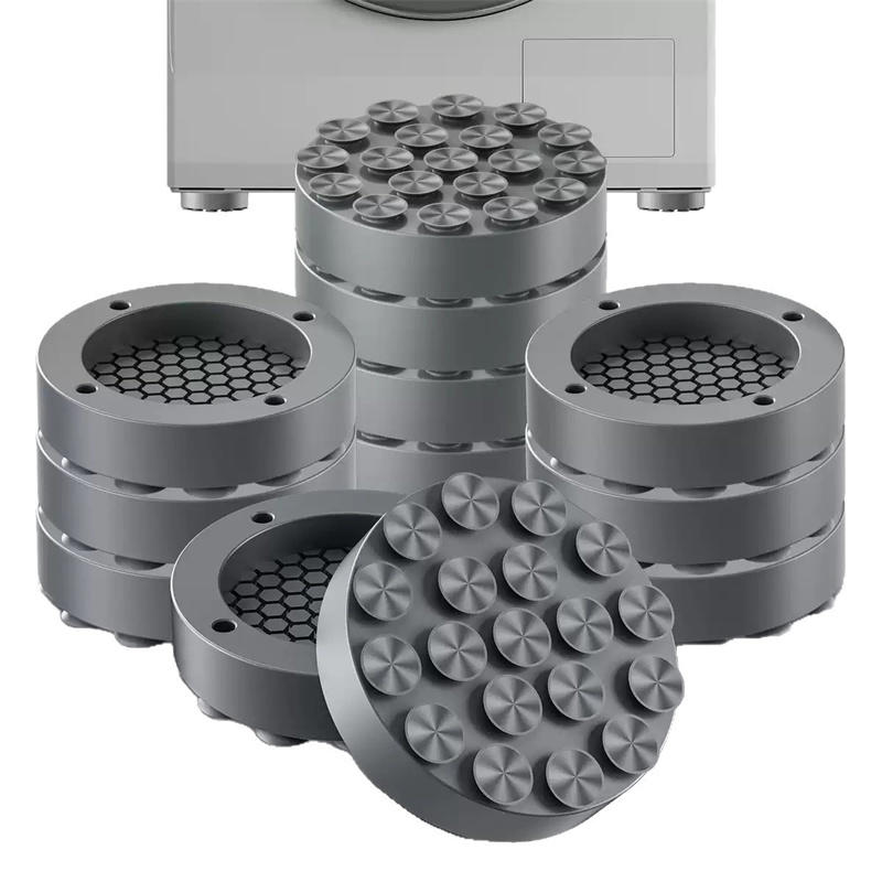 4PCS Universal Anti-Vibration Washing Machine Foot Pads Non-Slip Stabilizer Base Noise Cancelling Refrigerator Feet Suction Cup Anti Slip Pad