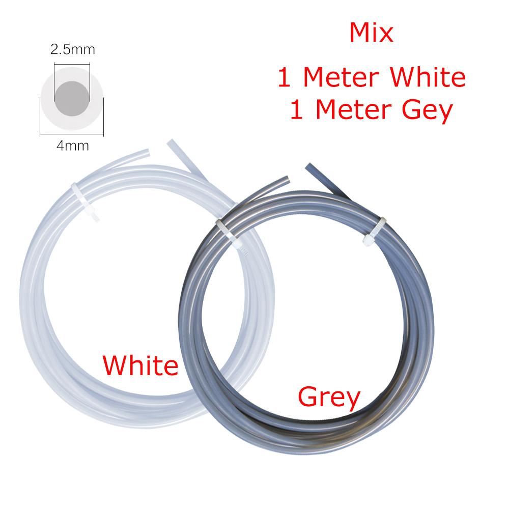 For Bambu Lab Ptfe Tube 2 5mm 4mm P1S P1P AMS A1 Mini 3D Printer Teflonto Pipe X1C Bambulab Ptfe Connector White Grey AMS LITE