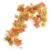 Maple Leaf Vine Waterproof Durable Repeated Use Collapsible Fall Leaf Garland for Home