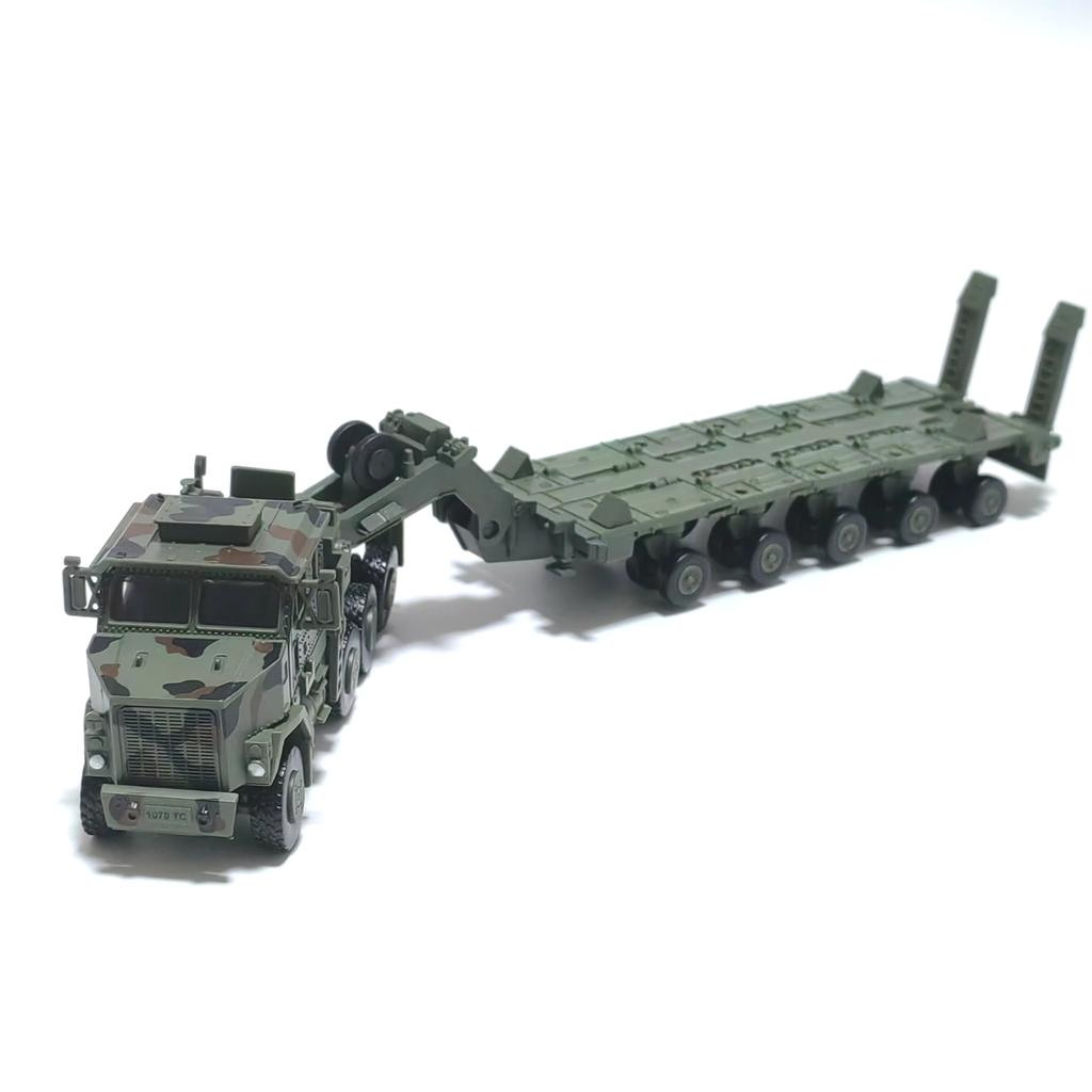 Зеленый M1070 Масштаб 1/72 Военно-транспортное средство АБС-пластик Набор для сборки модели транспортного средства – Сделай сам Детская игрушка Рождественский подарок